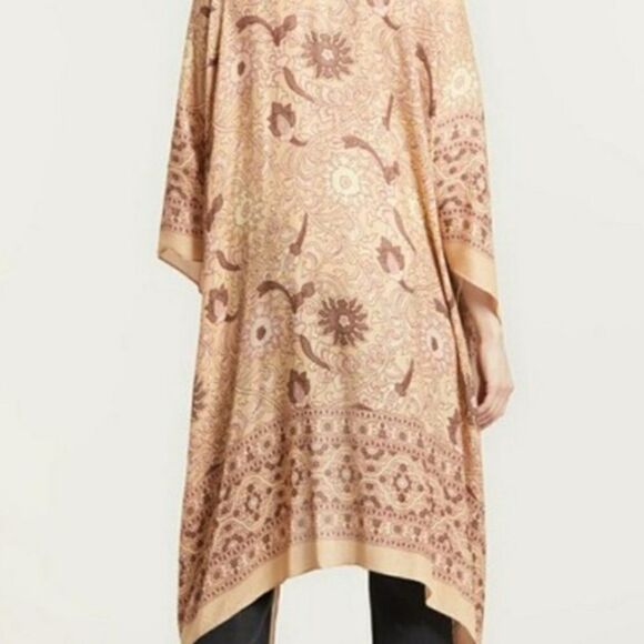 Free People Magic Dance Kimono Latte Combo One Size - Picture 3 of 10